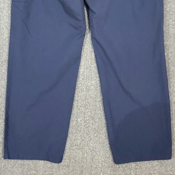 Dagacci Scrub Pants Womens XL Blue Elastic Waist Drawstring Medical Nursing - Picture 11 of 13